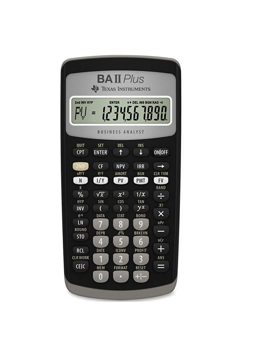 Calculadora Financiera TI-BA II Plus (TIBA01) – Calculadoras